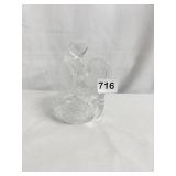 CUT GLASS CRUET