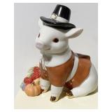 LENOX THANKSGIVING PIG 4.5" H NIB $80.00