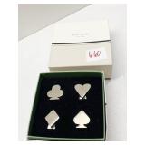 KATE SPADE PLACE CARD HOLDERS 4 IN BOX $30.00