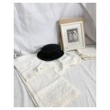 PICTURE FRAME W/ VERSE, BLACK HAT ETC.