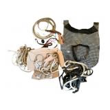 DOG ACCESSORIES, LEATHER COLLARS, ROPE, INSULATED