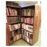 2 BOOKCASES 2 PIECE CONTENTS NO INCLUDED BRASS