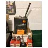 RYOBI 2 CYCLE OIL, OIL CAN, BAR CHAIN OIL, GAS