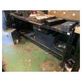 LARGE 2 TIER WORK BENCH (CONTENTS NOT INCL)