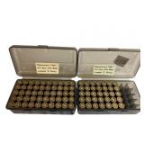 44 REMINGTON 1X CLEANED BRASS IN STORAGE CASES 85