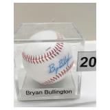 BRYAN BULLINGTON BASEBALL AUTOGRAPHED SIGNATURE