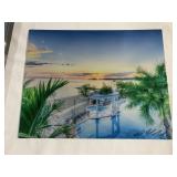 CANVAS WRAPPED PHOTO OF PITTSBURGH BEACH SCENE BY