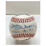 1961 AUTOGRAPHED BASEBALL SEE PICTURES