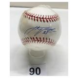 AUTOGRAPHED BASEBALL SEE PICTURES