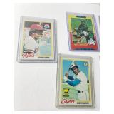 LOT OF 5 BASEBALL STARS: 1974, 75, 77, 78 TOPPS