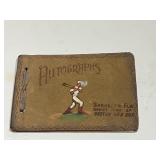 VINTAGE BASEBALL AUTOGRAPH BOOK (HOME OF THE