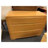 MODERN ROUNDED SIDE 3 DRAWER DRESSER 21X47X36