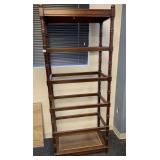 4 SHELF ETAGERE DISPLAY SHELF, 31X16X75