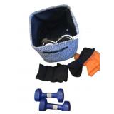 HAND WEIGHT, ANKLE WEIGHTS AND STORAGE BAG