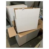 17 - 16X10X10 WHITE BOXES, NEW, NEVER BUILT