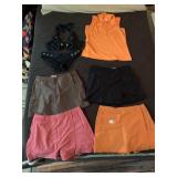 4 SZ 10 AVENTURA ATHLETIC SKORTS, FIG LEAVES