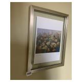 FIELD OF DAISIES SIGNED LL- CHROME FRAME 12" X