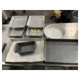 8 ASSORTED BAKING PANS