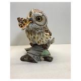 BOEHM SAW WHET OWL PORCELAIN 200-36 FIGURINE