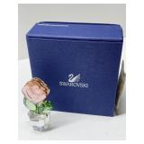 SWAROVSKI CRYSTAL BOTTLE STOPPER ROSE $60.00