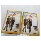 (2) 1914 JOHNSON & JOHNSON FIRST AID BOOKLET 10C