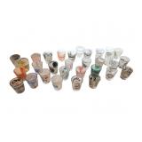 ASSORTED SHOT GLASSES WITH FUNNY SAYING ON THEM