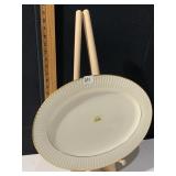 LENOX CITATION GOLD 16" SERVING PLATTER NEW