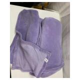 QUEEN SIZE PURPLE FLEECE BLANKET