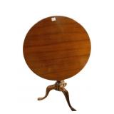 ROUND CHERRY 3 LEG TILT TOP TABLE