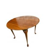 CHERRY ROUND 42" DINING TABLE W/ CLUB LEGS AND