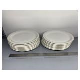 14 OVAL 13" STONEWARE STEAK PLATES