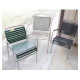 3 OUTDOOR CHAIRS