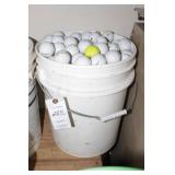 5 GAL PAIL FULL OF GOLF BALLS