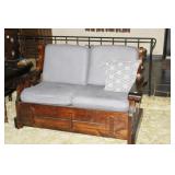 PINE LOVE SEAT AND CHAIR SET