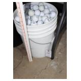 5 GAL PAIL FULL OF GOLF BALLS