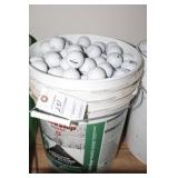 5 GAL PAIL FULL OF GOLF BALLS