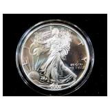 2000 MILLENNIUM EAGLE SILVER ROUND