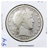 1899 BARBER HALF DOLLAR