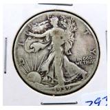 1939 WALKING LIBERTY HALF DOLLAR