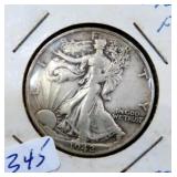 1942-S WALKING LIBERTY HALF DOLLAR