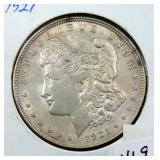 1921 MORGAN SILVER DOLLAR