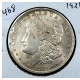 1921 MORGAN SILVER DOLLAR