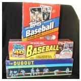 3 BOXES BASEBALL CARDS 1991-1993 & 2 BOXES OF