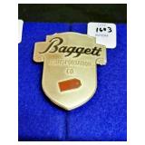 "BAGGETT TRANSPORTATION CO." EMPLOYEE BADGE