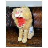 ANTIQUE WIND UP LION TOY - MOUTH OPENS AND CLOSES