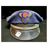 CONTINENTAL TRAILWAYS DRIVERS HAT W/BADGE -