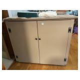 2 DOOR WOODEN CABINET