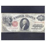 SERIES 1917 "SAWHORSE" $1 U.S. NOTE
