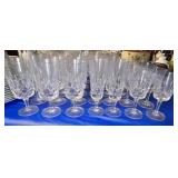 30 PC SET OF CRYSTAL STEMWARE