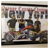 NY ORANGE CO CHOPPERS-SIGNEED 12" X 12"